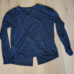 Athleta Navy Long Sleeve Tee